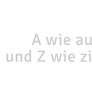 Eine Alternative für ein Bild ist ein Text